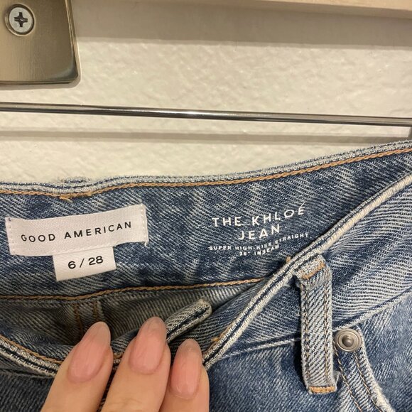 Good American Khloe Jeans Tall Size 6 (28) - Picture 3 of 5